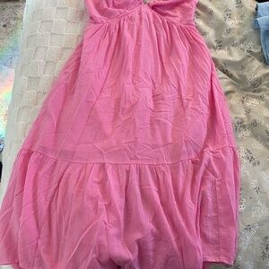 GAP Pink Maxi Dress